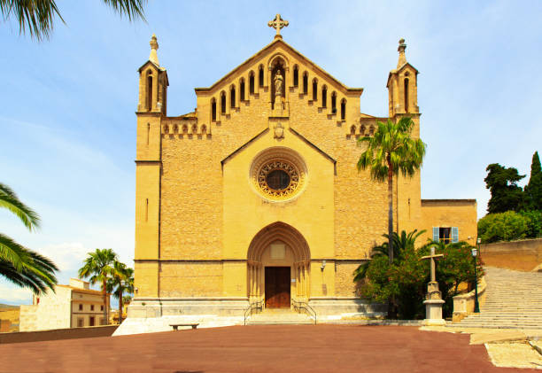 istock Fortified church in Arto, Majorca 1288376671