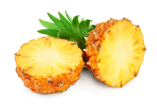 istock pineapple half isolated on white background with clipping path and full depth of field 1288386415