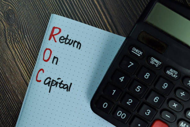 istock Return On Capital write on a book isolated on office desk. 1288393235