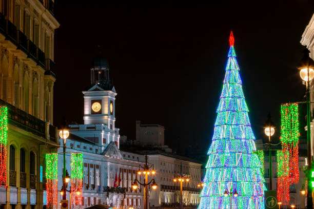 istock Christmas tree at Puerta del Sol in Madrid, Spain. 1288397979