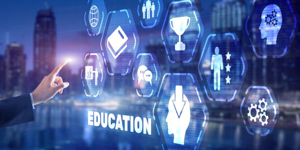 istock Education process of facilitating learning. Business education concept. 1288398139