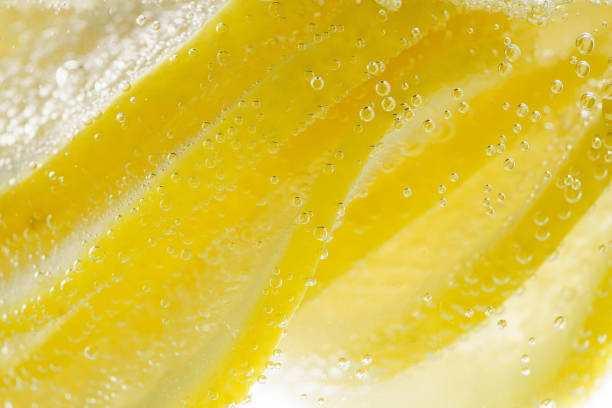 istock Sliced lemon in carbonated water 1288405511