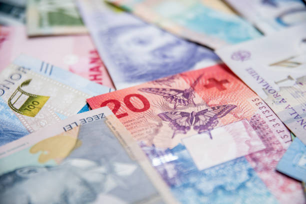 istock Paper money background of the different countries 1288408814