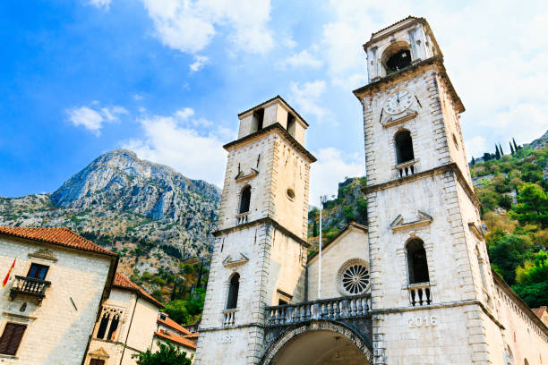 istock Cathedral Saint Tryphon in Old Town of Kotor. 1288411372
