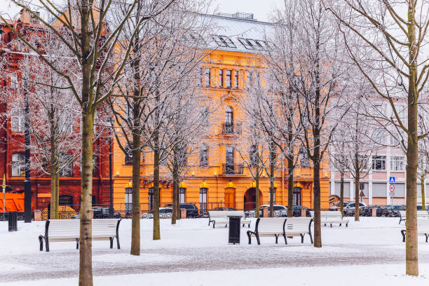istock Winter city park 1288411381