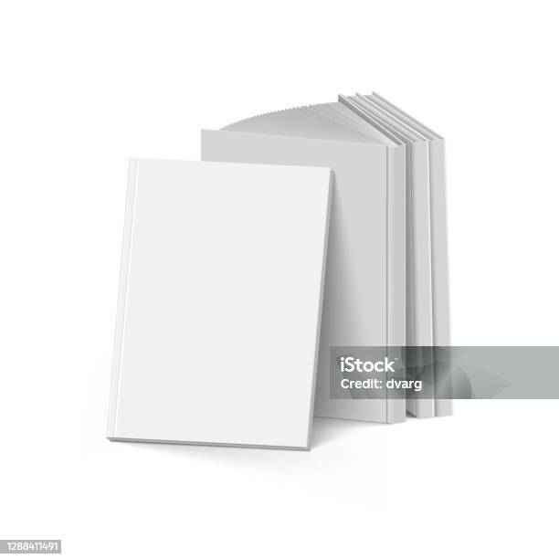 Premium Vector  Vector white book mockup set cover spread spine realistic  blank book in hardcover in different angles vector illustration