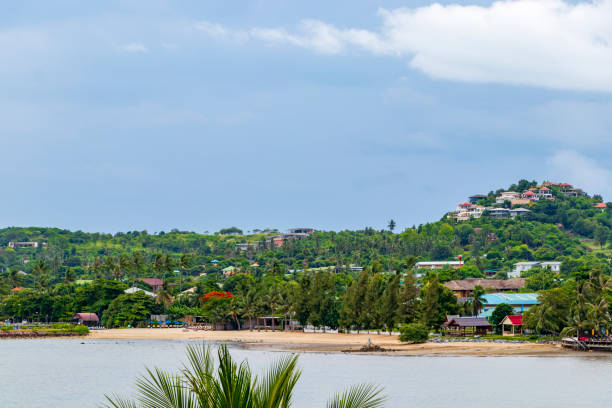 istock View from temple to beautiful Koh Ko Samui island, Thailand. 1288412962