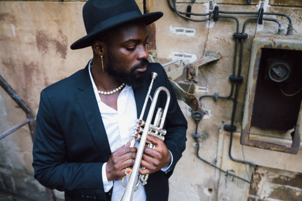 istock The trumpet player 1288418859