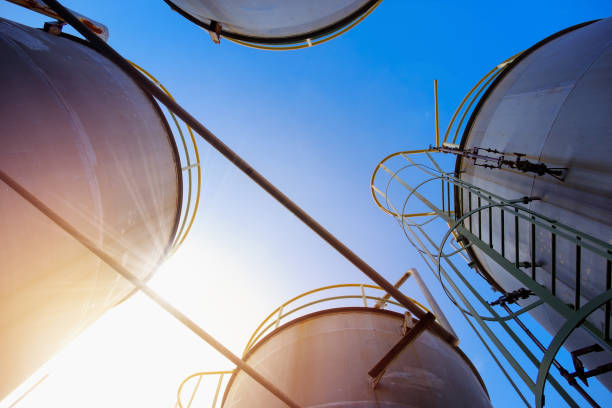 istock Chemical industrial tanks 1288427654