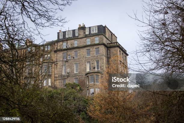 Traditional Buildings In New Town Edinburgh Stock Photo - Download Image Now - Ancient, Architecture, Building Exterior
