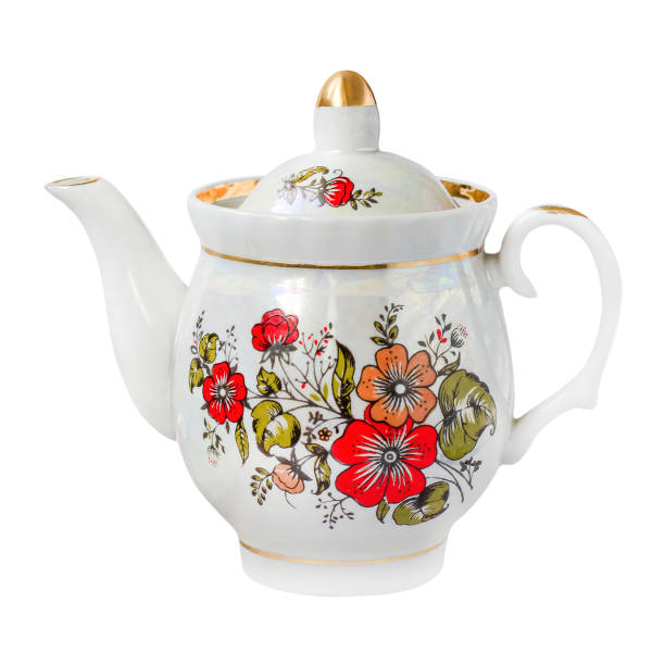 istock porcelain teapot with floral pattern isolated on a white background 1288429129