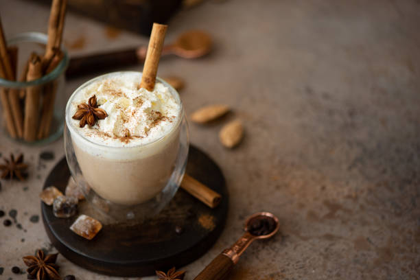 istock caffe latte with whipped cream, cinnamon and anise 1288431742