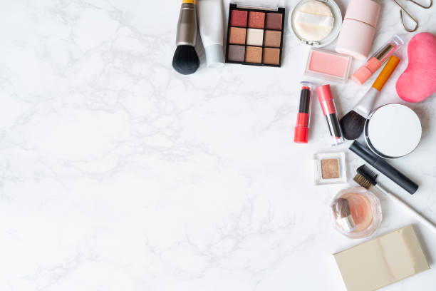 istock set of makeup tools placed on a marble plate 1288433289