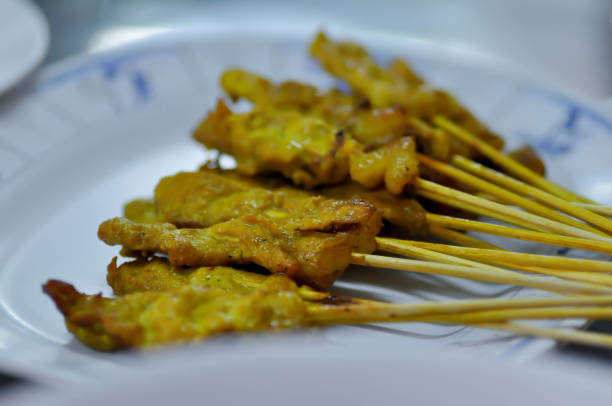 istock pork satay , grilled pork or pork satay 1288434282