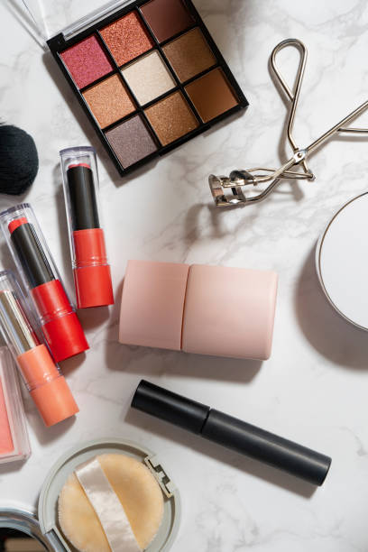 istock a set of makeup tools placed on a marble plate 1288434393