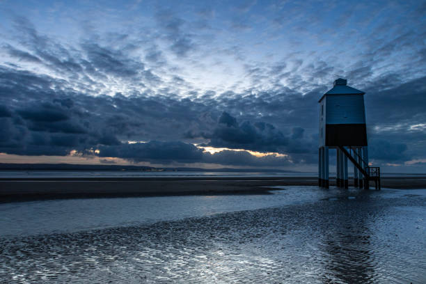 istock Burnham on Sea Low Level Lighthouse at Sunset 1288443393
