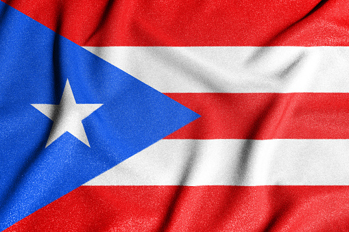 National flag of the puerto rico. The main symbol of an independent country. An attribute of the large size of a democratic state. Flag of puerto rico. 2021