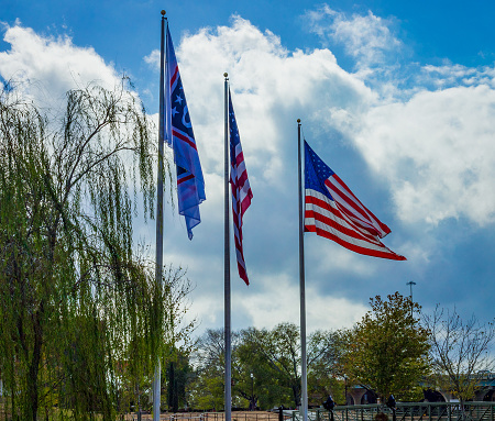 Memorial Flag Park in Conroe, TX
