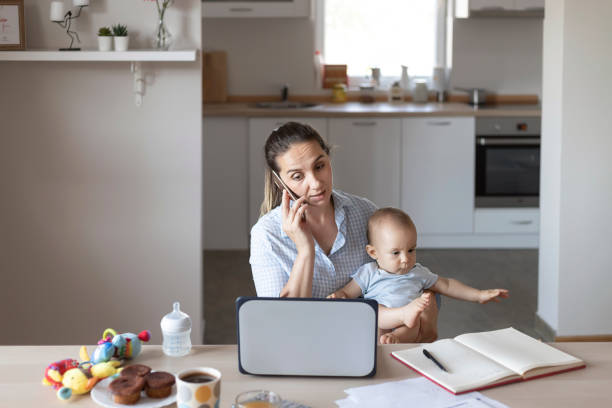 istock Life looks a little different with a baby 1288450028