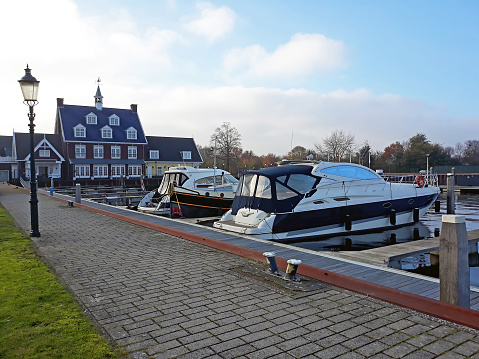 The harbor from Huizen in the Netherlands