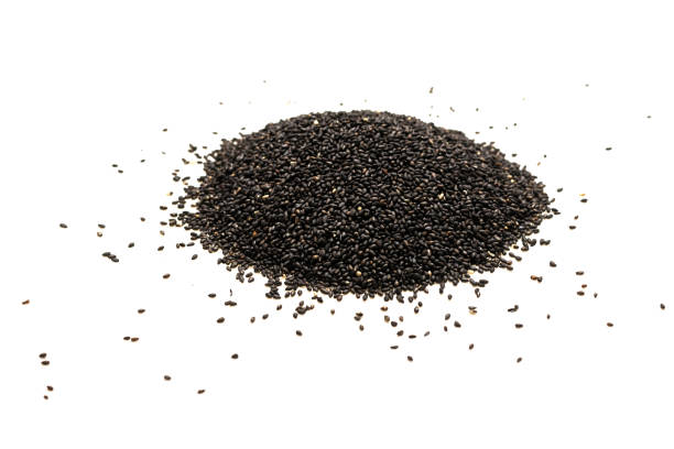 istock Seeds of a black sesame. 1288457454