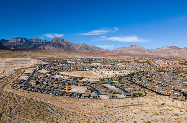 istock Urban Housing development on desert landscaoe 1288462207