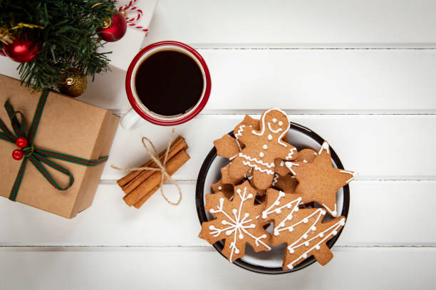 istock Christmas coffee and gingerbread cookies 1288462310