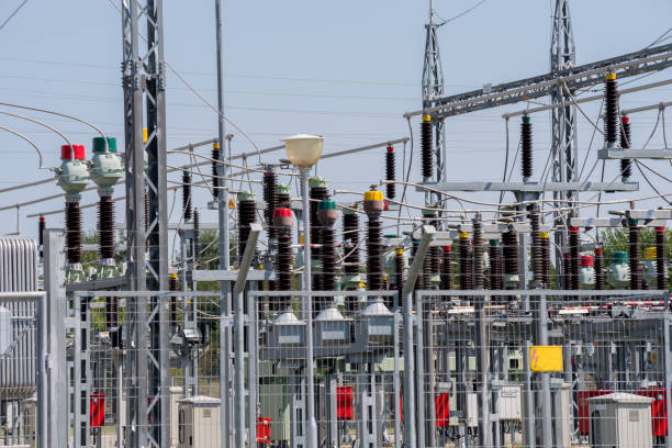 istock Equipment in an electrical sub station 1288470280