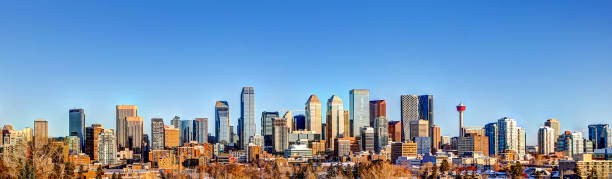istock Panoramic view of the downtown Calgary skyline seen from the southwest 1288470499