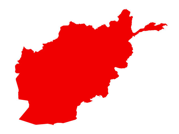ilustraciones, imágenes clip art, dibujos animados e iconos de stock de mapa de afganistán - afganistán