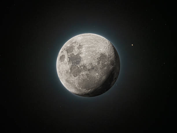istock The HDR of the moon 3D illuminated 1288471438
