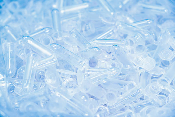 istock Many used eppendorf or microcentrifuge tubes. Chemical and plastic waste. 1288476842