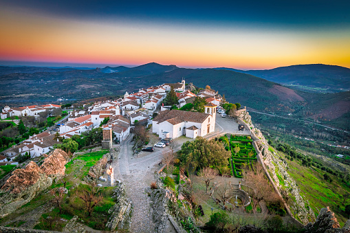 Between Castelo de Vide and Portalegre, and near Spain, stands the peaceful town of Marvão, on the highest crest of the Serra de São Mamede