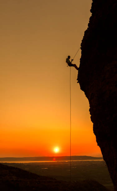 istock Male climber on a rocky wall 1288510165