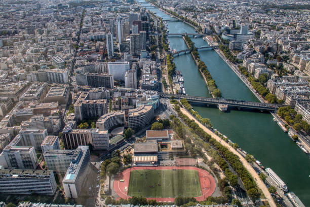 istock Aerial view from the Eiffel tower, Paris 1288511938