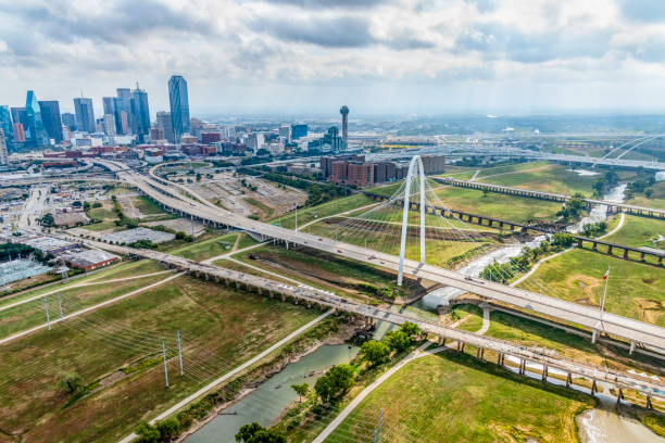 istock Wide Angle Cityscape Dallas Texas 1288526582