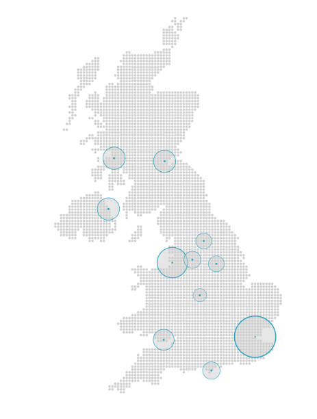 istock The British Finance And Economy Concept, The Map And The Cities 1288531663