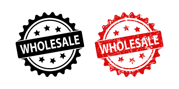Wholesale stamp on white background