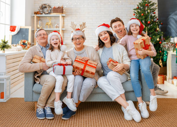 istock family celebrating Christmas 1288559148