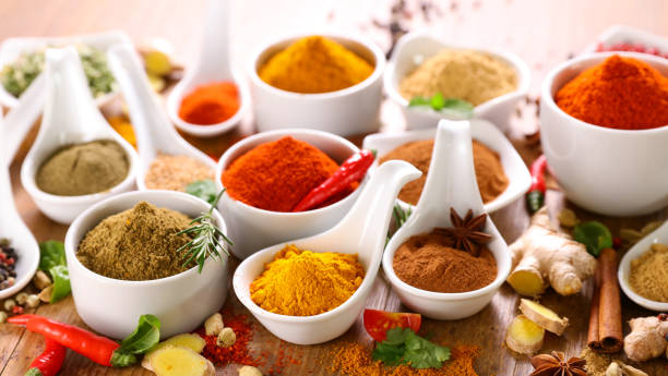 istock assorted of spices- colorful spices and herbs 1288560213