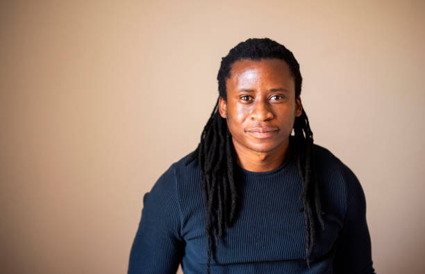 istock Handsome african man with locs hairstyle 1288565066