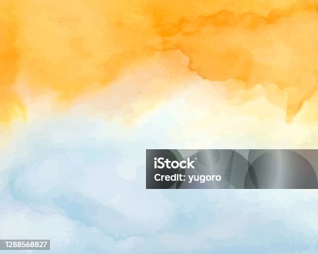 istock Colorful and mixed color gradient watercolor background illustration 1288568827