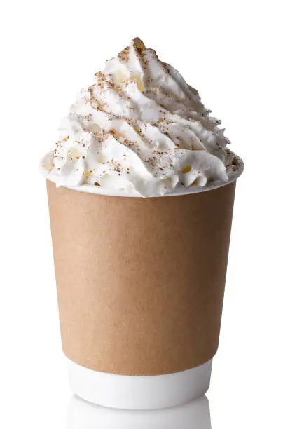 Photo of disposable cup of frappe