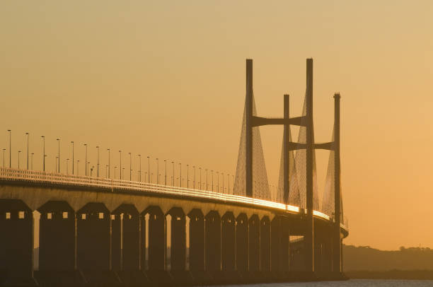 istock Second Severn Crossing Bridge, Sudbrook, Monmouthshire, Wales, Britain 1288576885