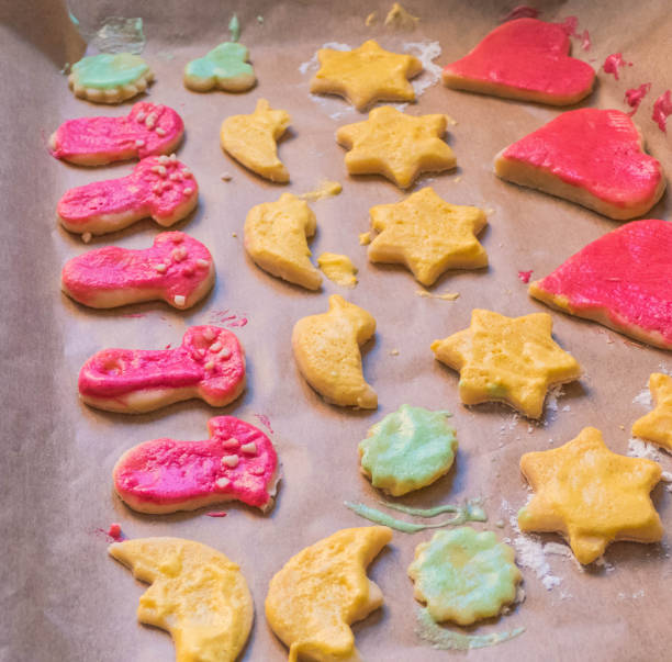 istock Colorful Icing on Christmas Cookies 1288582406