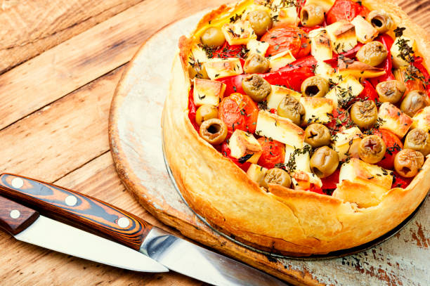 istock Homemade cheese and pepper pie 1288587481