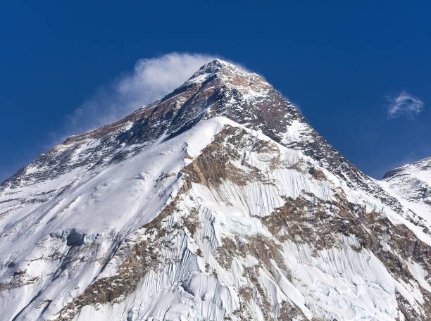 istock Top of Mount Everest, from mount Pumo Ri base camp 1288599544