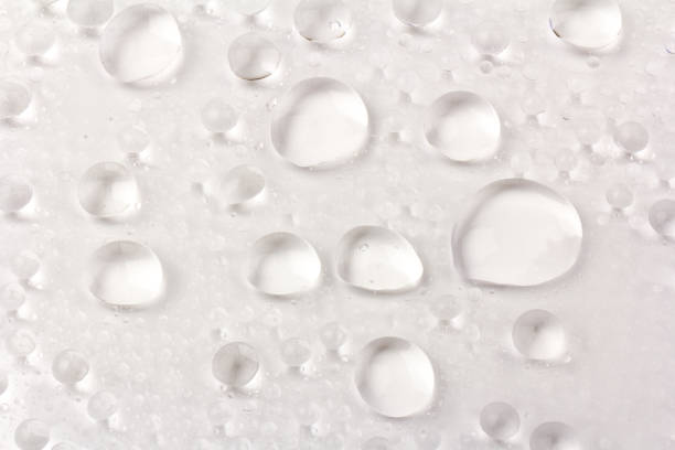 istock Water drops texture background. Water drops. Gray.Selective focus. 1288602137