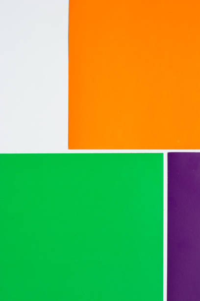 the secondary colors are purple, orange, and green arranged in a square abstract shape on a white background the secondary colors are purple, orange, and green arranged in a square abstract shape on a white background secondary colors stock pictures, royalty-free photos & images