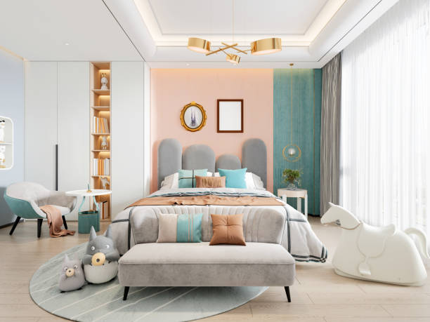 istock 3d render of child bedroom 1288615007